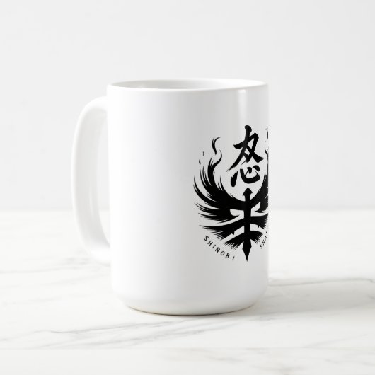 Wrath Emblem Ninja Crest Kaffeetasse (Vorderseite Links)