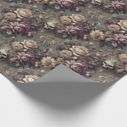 Wrath of the Rabid Specter – Gothic Victorian Geschenkpapier (Ecke)