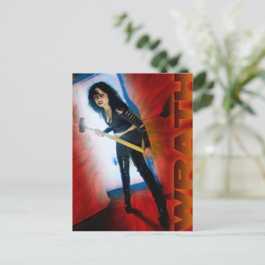 Wrath Postkarte (Stehend Vorderseite)