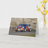 WRC Kundgebung Car Karte (Gelbe Blume)