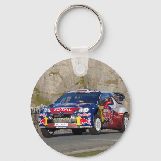 WRC Kundgebung Car Schlüsselanhänger (Vorderseite)