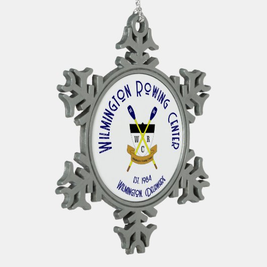 WRC Pewter Snowflake Ornament (Links)