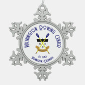 WRC Pewter Snowflake Ornament (Vorderseite)