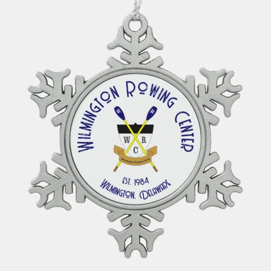 WRC Pewter Snowflake Ornament (Vorderseite)