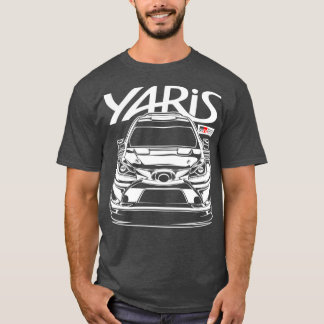WRC Yaris Gazoo Racing White Print T-Shirt