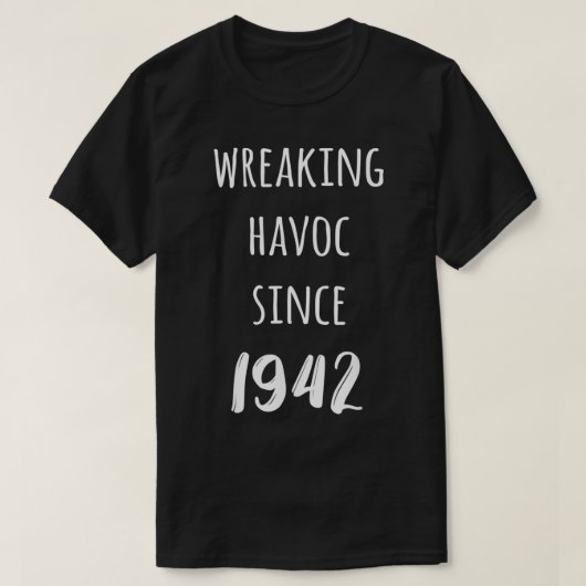 Wreaking Havoc seit 1942 Sonntag T-Shirt (Design vorne)