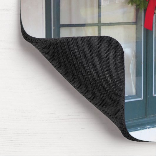 Wreath and Gingerbread Doorway - Martha's Vineyard Mousepad (Ecke)