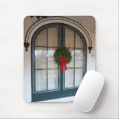 Wreath and Gingerbread Doorway - Martha's Vineyard Mousepad (Mit Mouse)
