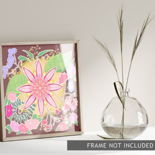 Wreath Blossom Poster