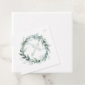 Wreath Blue Cross Kommunion Taufe Christening Geschenkanhänger (Beispiel)