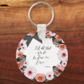 Wreath Blume Grüne Florenz Religiöse Gabe Kunst Schlüsselanhänger (Vorderseite)