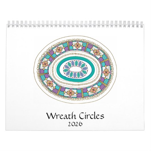 Wreath Circles calendar Kalender (Titelbild)