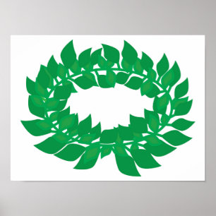 Wreath Crown Poster