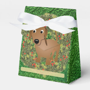Wreath-Dackel Geschenkschachtel