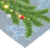 Wreath Decoration Weihnachtsgarland Kurzer Tischläufer (Ecke)