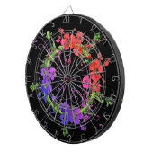Wreath der Blumen Dartscheibe (Vorderseite rechts)