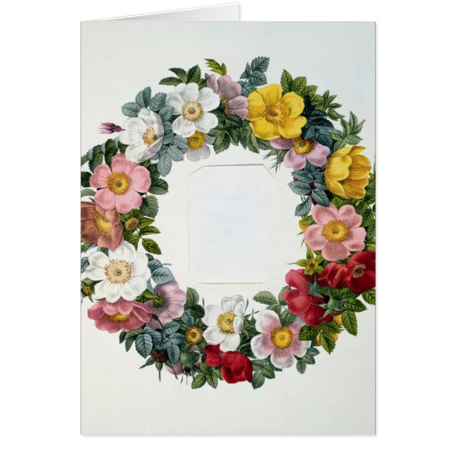 Wreath der Rosen, Frontispiz für 'Les Rosen (Vorne)