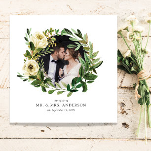 Wreath Elopement Foto Gallery Dreifach Gefaltete Einladung