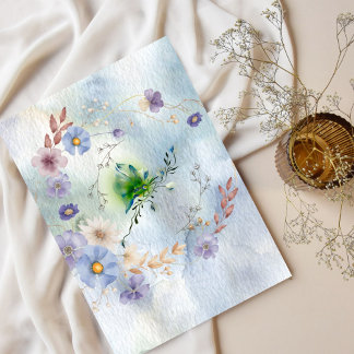 Wreath Floral und whimsy Einladung zum Geburtstag