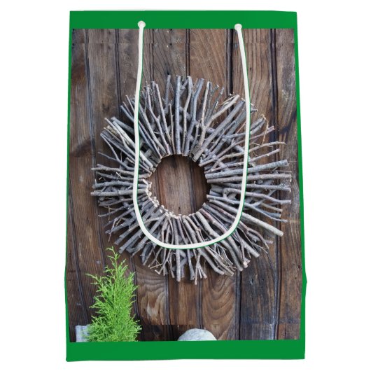 Wreath-Geschenk-Beg Mittlere Geschenktüte (Rückseite)