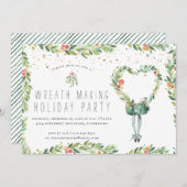 Wreath Making | Einladung von Feiertagen (Vorne/Hinten)