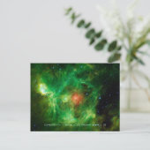 Wreath Nebula, Barnard 3, Milchstraße Postkarte (Stehend Vorderseite)