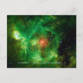 Wreath Nebula, Barnard 3, Milchstraße Postkarte (Vorderseite)