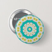 Wreath of Daisies Button (Vorne & Hinten)