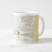 Wreath on Snow Tree Jumbo-Tasse (Vorderseite Rechts)