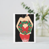 Wreath-Postkarte Postkarte (Stehend Vorderseite)