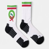 Wreath Run 5 k Socken (Rechts)