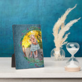 Wreath Tabletop Easel Foto Fotoplatte (Seite)
