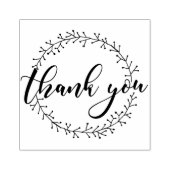 Wreath Vielen Dank Gummistempel (Prägung)