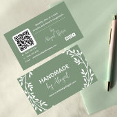 Wreath Vines Handmade | Handgefertigte Visitenkart Visitenkarte