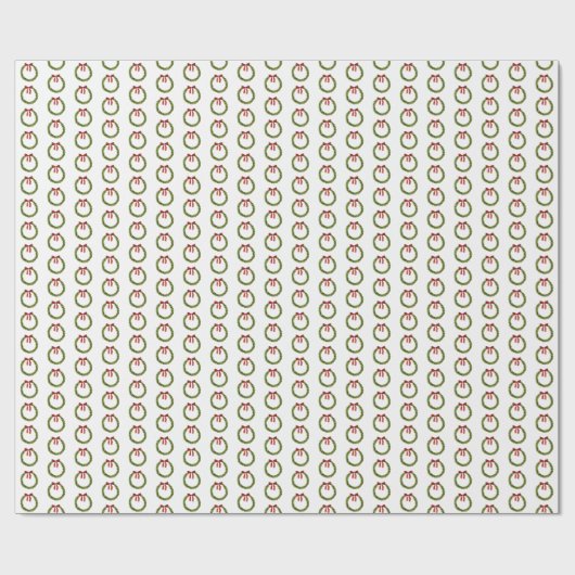 Wreath Wrapping Paper Geschenkpapier (Flach)