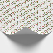 Wreath Wrapping Paper Geschenkpapier (Ecke)