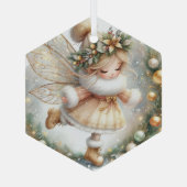 Wreathbound Wonder Ornament Aus Glas (Rückseite)