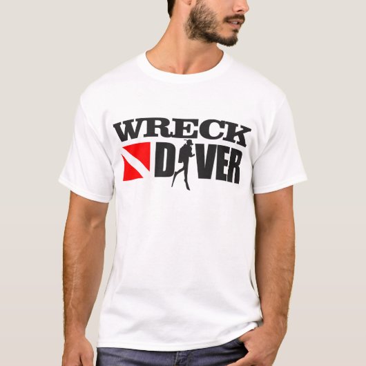 Wreck Diver 2 Bekleidung T-Shirt (Vorderseite)