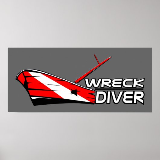 Wreck Diver Poster (Vorne)