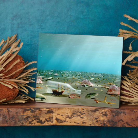 Wreck Plaque für Schiffe in Flaschen Fotoplatte (Seite)