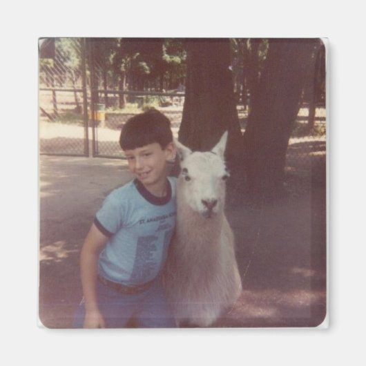 Wrecked 'Um Llama Hug Magnet (Vorne)