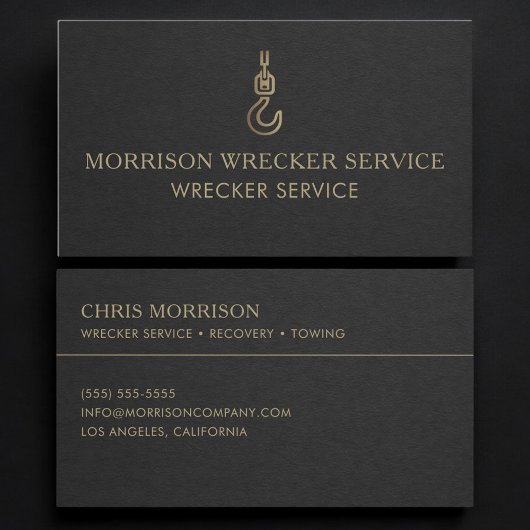 Wrecker Service Visitenkarte