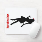 Wreckhouse Teufel-Mädchen-Mausunterlage Mousepad (Mit Mouse)