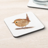 Wren Bird Getränkeuntersetzer (Linke Seite)