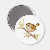 Wren Bird Magnets Magnet (Vorderseite/Rückseite)