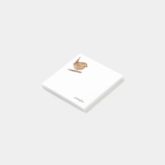 Wren Bird Post-it® Notes Post-it Klebezettel (angewinkelt)