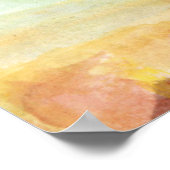 Wren Bird singt in der Morgendämmerung im Frühling Poster (Ecke)