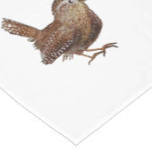 Wren Bird singt laut und schön Kurzer Tischläufer (Ecke)