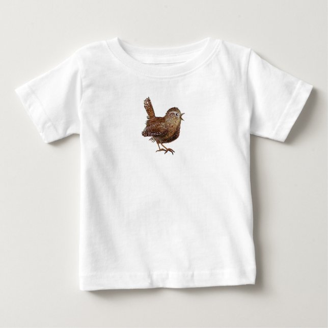 Wren Bird (Troglodytes Troglodytes) Baby T-shirt (Vorderseite)