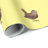 Wren Bird (Troglodytes Troglodytes) Geschenkpapier (Rolleneckpunkt)